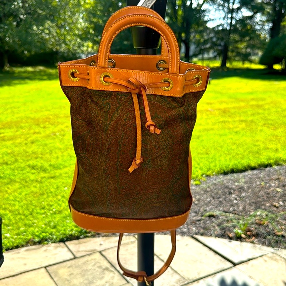 Etro bag Brown and Tan Women's Paisley Bag